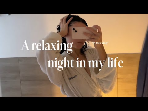 Cozy and relaxing night in my life🌙🤍 everything shower, red light therapy, evening vlog 