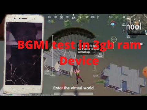 Playing BGMI in 3gb ram Device