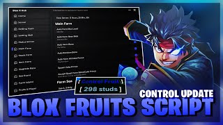Blox Fruits Script *NO KEY* - Control Fruit Rework, Fruit ESP, Spawn Fruit, Max Level & More! 🌊