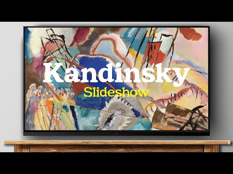 TV Art Slideshow | Wassily Kandinsky | 1 Hour | No Music | 명화 슬라이드 | 회화 | 미술 | 명화감상 | 더프레임tv