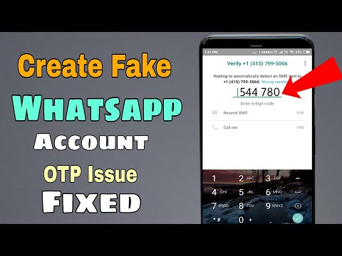 Whatsapp fake number | How to Create fake whatsapp account | fake whatsapp kaise banaye