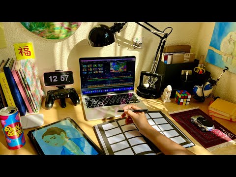 Desk Makeover - How to create a perfect workplace for high productivity  Desk tour setup + IKEA haul