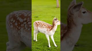 When Deer Turn into Playful Puppies! 🦌😂 #WildlifeFun #Shorts