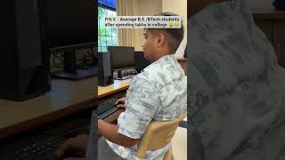 Average Engineering student in computer Lab😂☠️ #engineeringstudents #engineeringcollege #laboratory