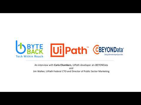 ByteBack, UiPath and cBEYONData retraining and reskilling