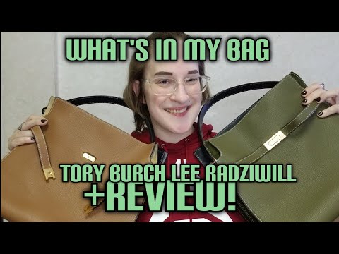 What's in my Bag Tory Burch Lee Radziwill Review!
