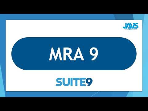 MRA Suite 9 JAVS Training