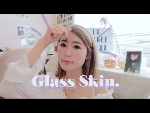 HOW TO GET GLASS SKIN ft. Korean Makeup & Skincare 💦YESSTYLE HAUL