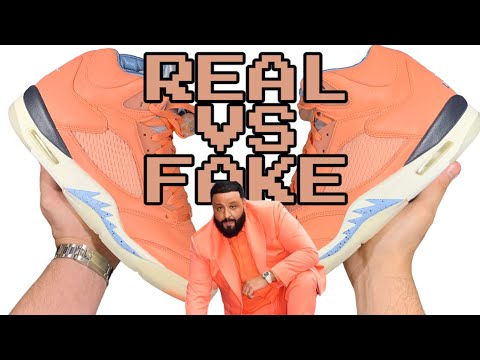 Jordan 5 “Crimson Bliss “ We The Best Real Vs Fake  #nike #djkhaled #jordan