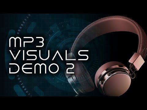 MP3 Visuals Demo 1 Using  "Electronic Downtempo Tech" from Coma Media!