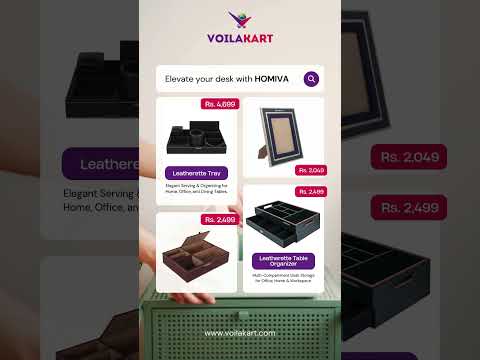 Upgrade Your Workspace Shop VOILAKART's Home Collection #WallShelves#furniture#deskorganizer