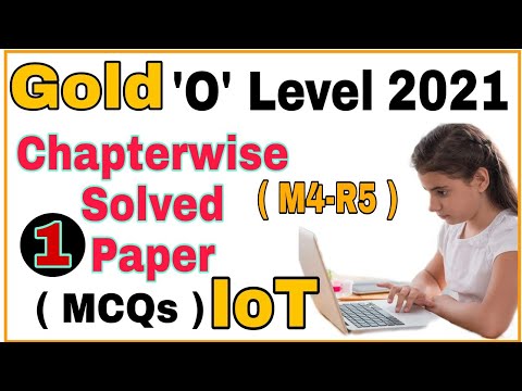 #O Level Solve Paper || Iot Solved Paper 2021|| M4-R5 MCQs || #Computer_Masti By #Pooja_Ma'am