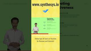 Get a #AI Video flatrate with Synthesys 🍾 #aitools #websitestomakemoney #websitesforbusiness #webs