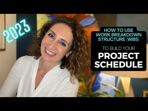 Project Schedule Illustration Using Excel |  From WBS to Gantt Chart (2023)