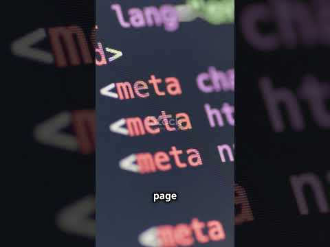 The Secret Power of the meta Tag! 🚀 #metatags  #htmltips #webdevelopment #codingshorts #programming