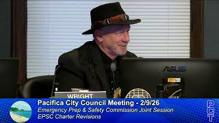 PCC 2/9/26 - Pacifica City Council Meeting - February 9, 2026
