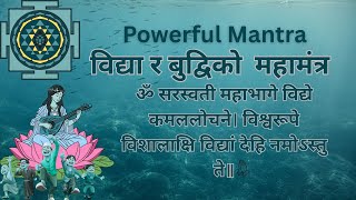 Clear All Obstacles with The Saraswati Mantra for Ultimate Focus & Memory [8 Minutes]