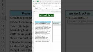 How to extract text in Excel using Regex! #excel #regex #dataextraction