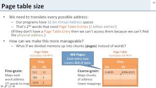 Virtual Memory: 5 Page Tables