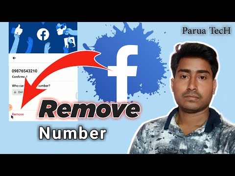 How to Remove Phone Number from Facebook | How to Delete phone number from facebook accout #Facebook