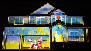 K-Pop Demon Hunter Halloween Projection Mapping Show 2025 | House Light Show Mashup