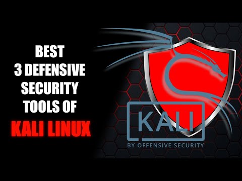 kali linux popular hacking tools #part 2 | top 3 defensive security tools of kali linux | Kali Linux
