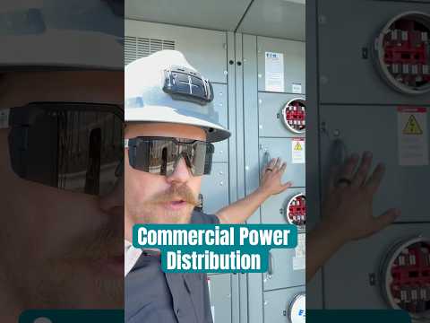 How does power get distributed in a commercial building with multiple tenants? #powerdistribution