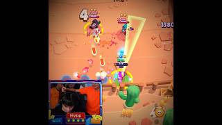 Hyra in 1v3 is scary… ☠️🔥 #brawlstars #supercell #viralshort #fyp #hyra #level