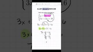 How to use the substitution method!