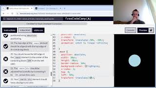 CSS Moon Orbit Animation - Live Code - Will It Work??