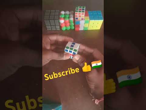 #shorts #how to make indian flag 🇮🇳 in Mini cube