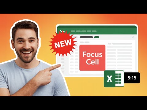 Focus Cell in Excel 2021: How to Highlight Active Cell #focuscell #highlight#vbacode #msexcel