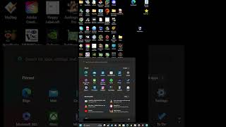 If you press the windows key on your keyboard, it brings up the start menu.