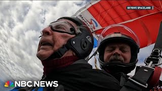 106-year-old Texas man takes back oldest skydiver record