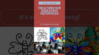 This AI Turns Your Doodles Into Masterpieces! #ai #machinelearning #futuretech #deeplearning #tech