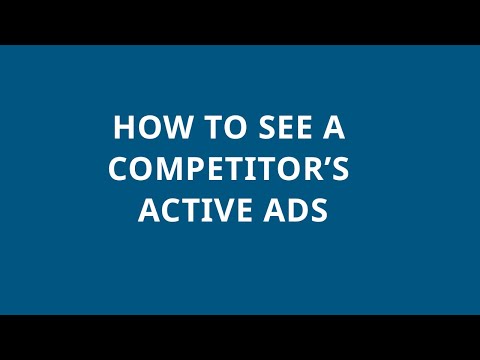 How to See Competitor's Facebook Ads