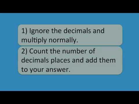 How to NOT multiply decimals