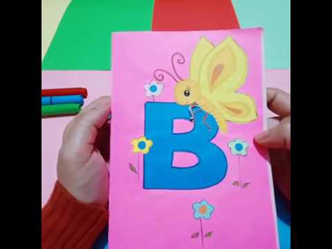 (learning the alphabet letters in a different way ( letter  Bb part 1