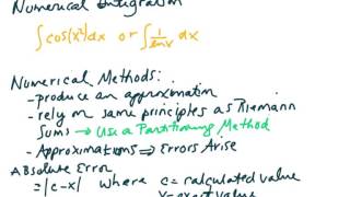 Numerical Integration Ch. 7.7 Lab #3