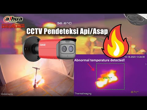 Yang punya EV, wajib pasang CCTV Thermal ini di garasinya | CCTV pendeteksi Kebakaran