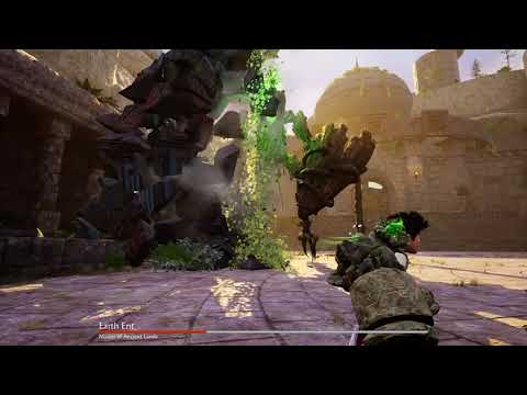 The Path of Calydra - Earth Ent Boss Fight