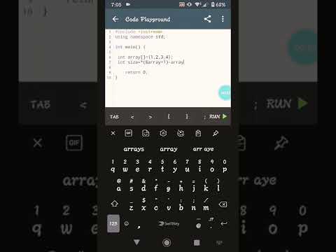 C++ program to find length of array #coding #array #shorts