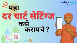 पहा दर चार्ट सेटिंग्ज कसे करायचे ?