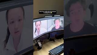 Is this what “professional” looks like now?#POV #Interview #AI #TechHumor #fyp