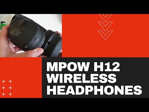MPOW H12 Hybrid Active Noise Cancelling Wireless Headphones Unboxing