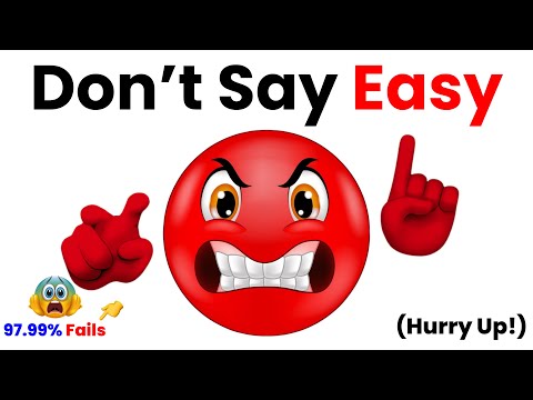 Don't Say "Easy" While Watching This Video! 👿🤫