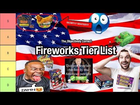The Objectively Correct Fireworks Tier List