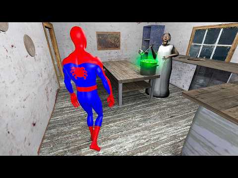 Playing as SPIDERMAN in Granny House | 3D Animation Story