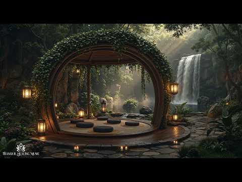 Relaxing Calming Music for Anxiety | Meditation Soundscape & Zen Oasis Garden to Healing | 432Hz