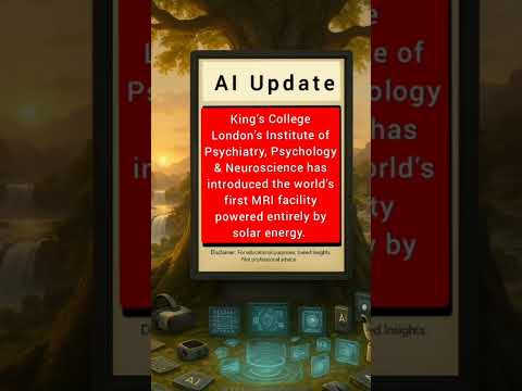AI Update 2025 -  MRI facility #Media #Psychology #AI  #SolarEnergy #MRI  #FYI #FYP #2025
